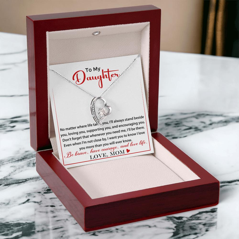 To My Daughter Necklace - Best Gift for Women
