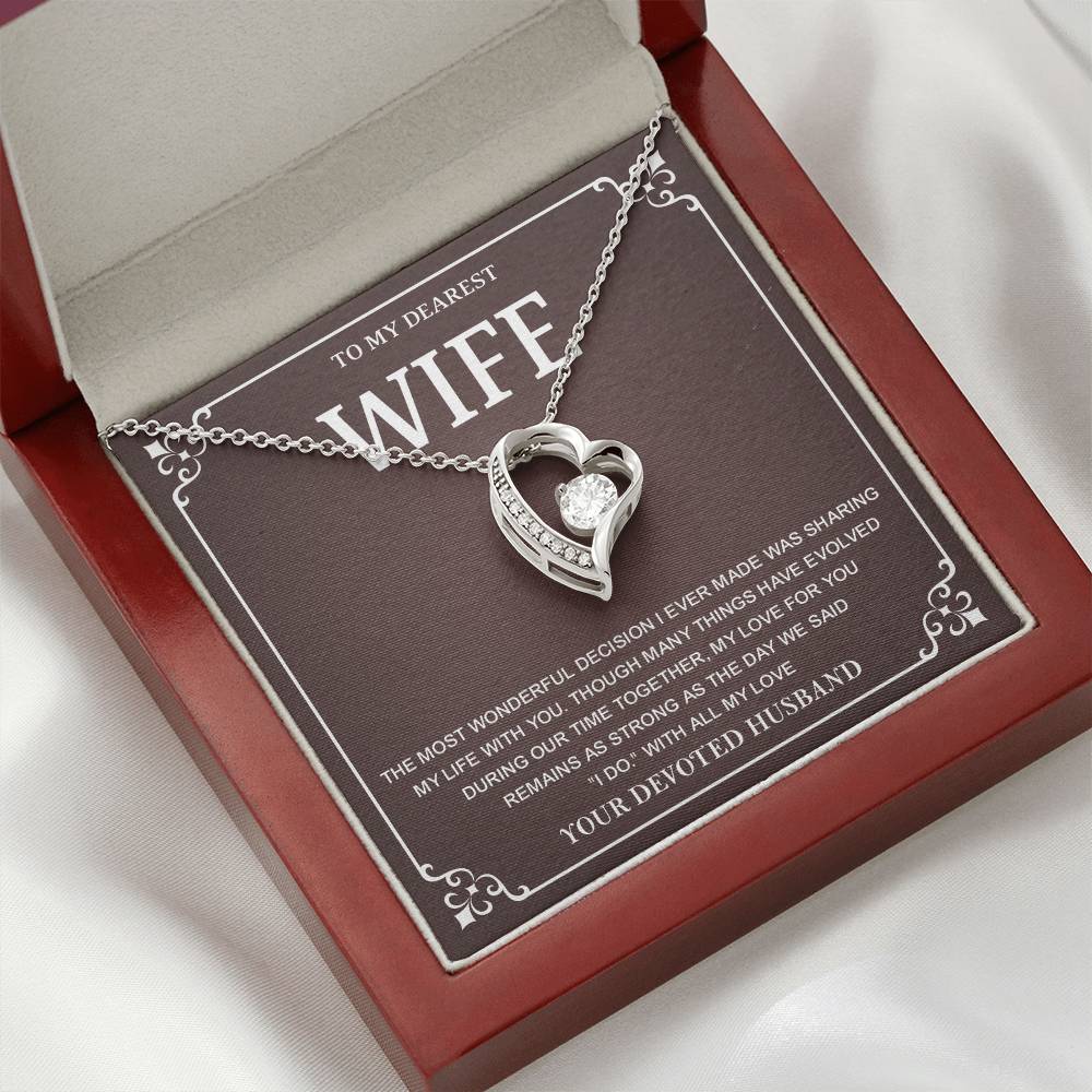 Necklace for Wife From Husband - Charm Necklaces for Women