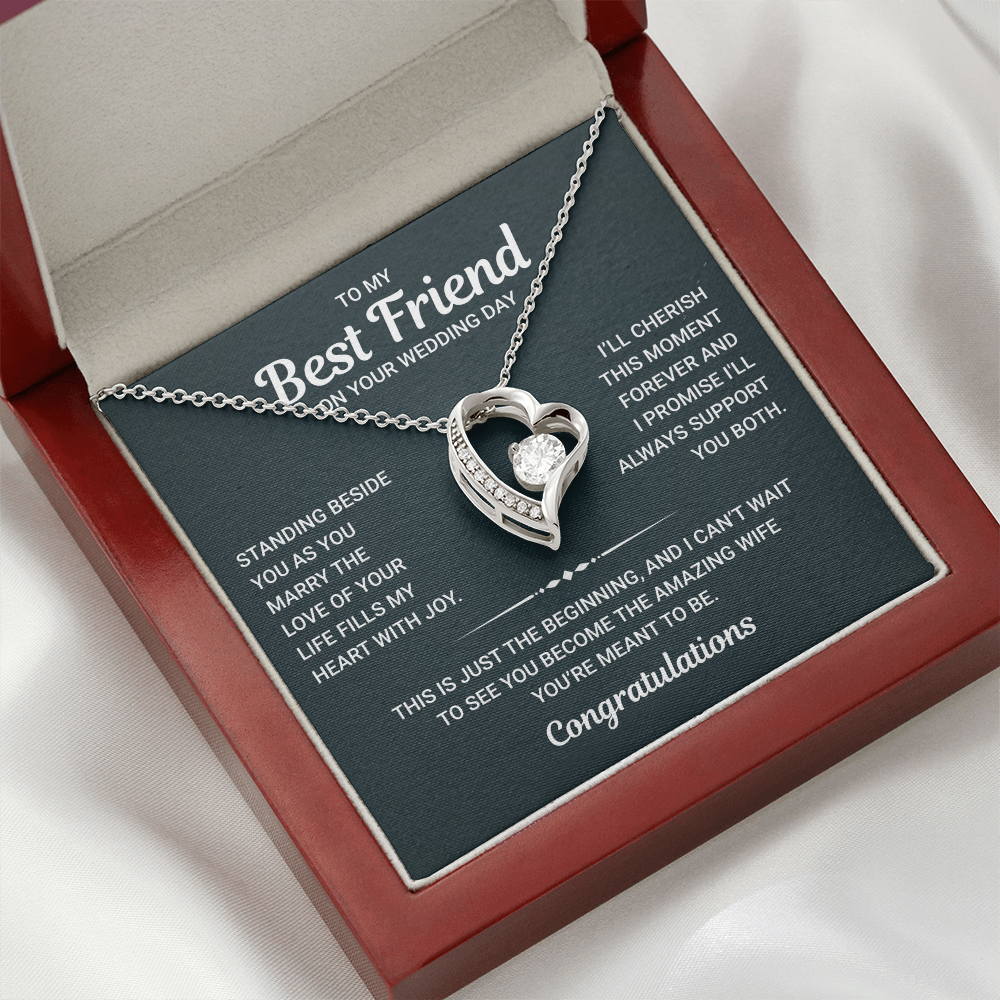 Forever Love Necklace Wedding Present Ideas For Bestie