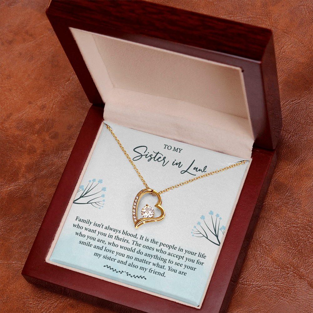 Sister in Law Necklace, Forever Love Necklace