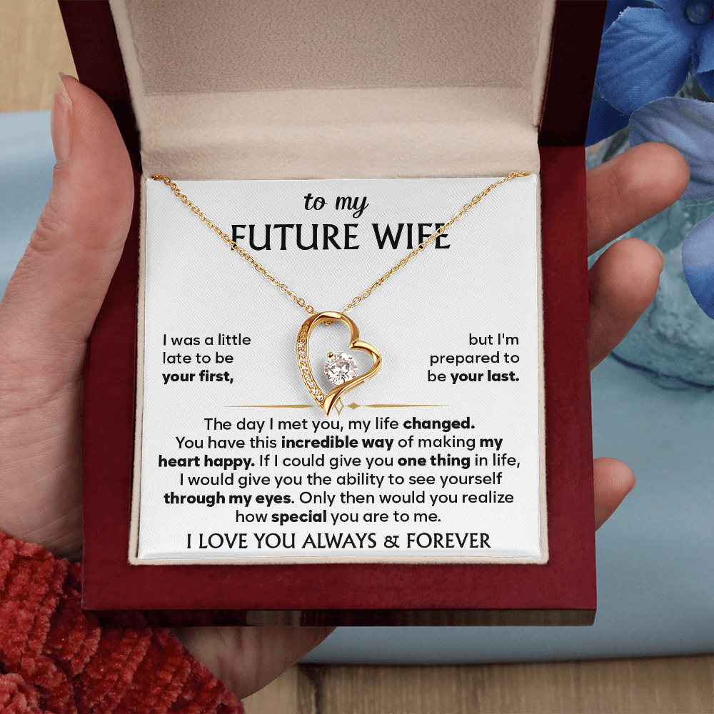 To My Future Wife Necklace, Birthday Gift for Her