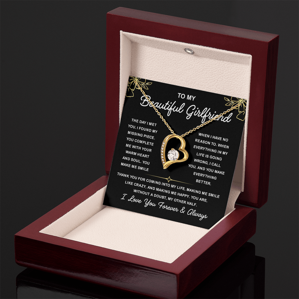 Necklace from Boyfriend, Seeing Your Girlfriend Wear It Makes Her Glow Inside and Out