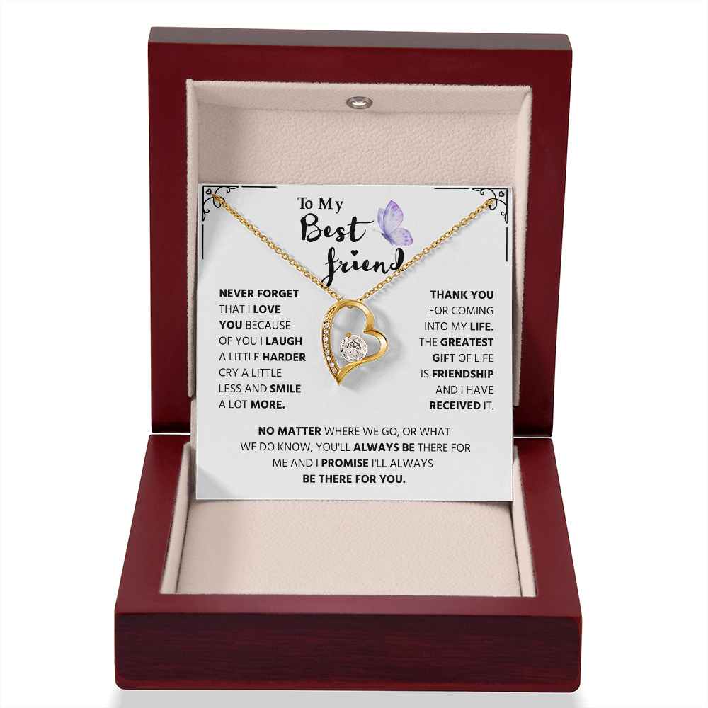 Gifts for Best Friend, Forever Love Necklace