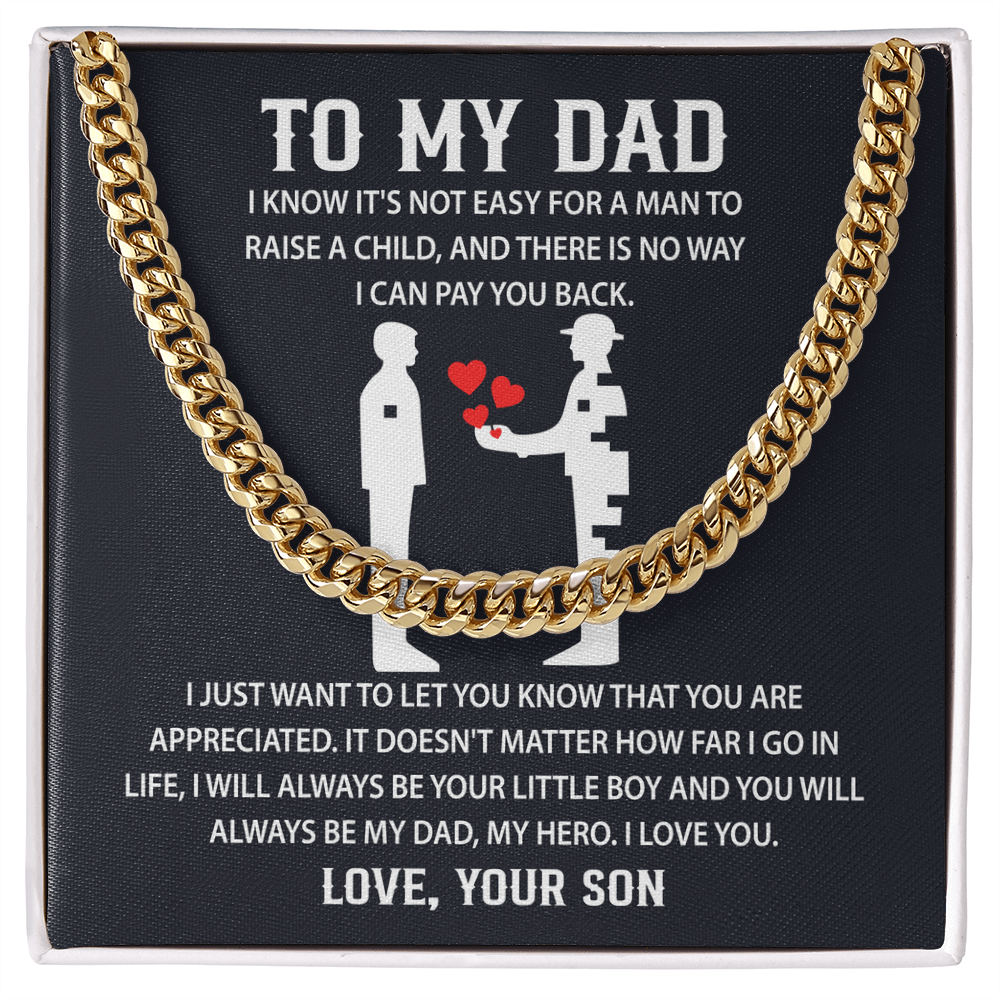 Father's day Necklace Gifts for Dad, Sentimental Gifts for Dad - Christmas Gifts for Dad from Daughter