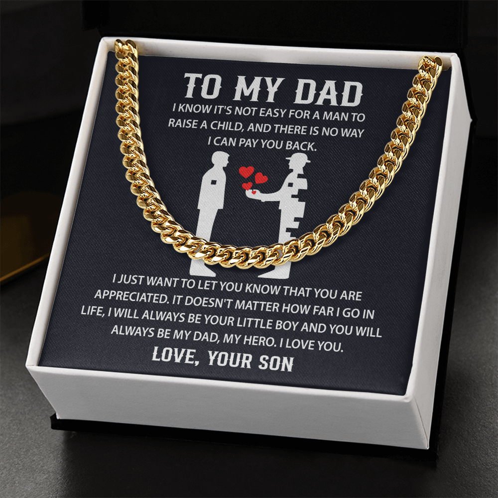 Father's day Necklace Gifts for Dad, Sentimental Gifts for Dad - Christmas Gifts for Dad from Daughter