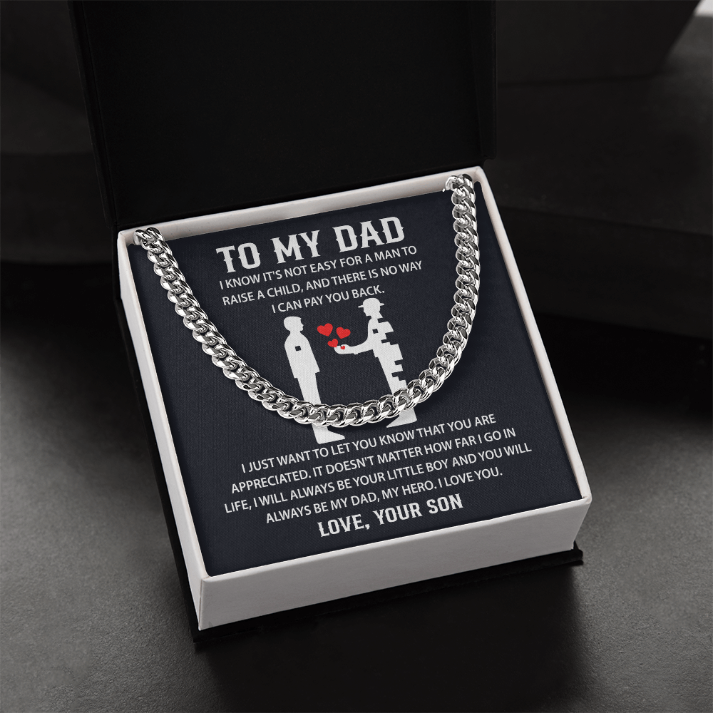 Father's day Necklace Gifts for Dad, Sentimental Gifts for Dad - Christmas Gifts for Dad from Daughter