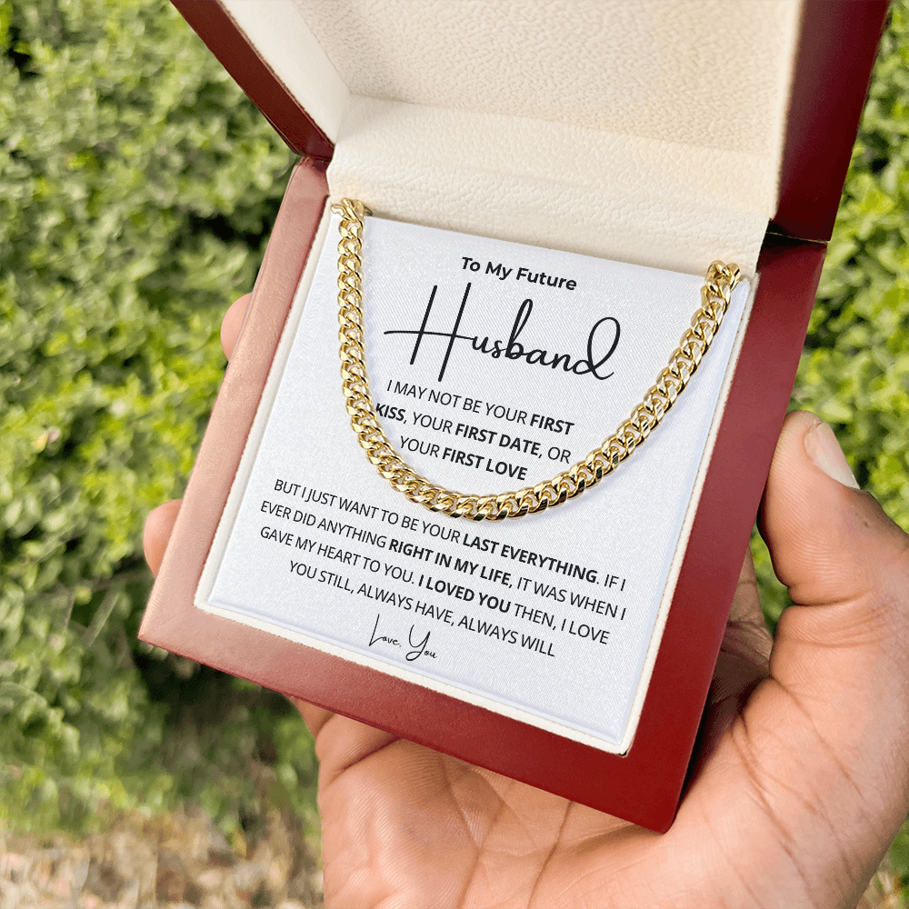 Future Husband Cuban Necklace, Simple chain, handsome effect