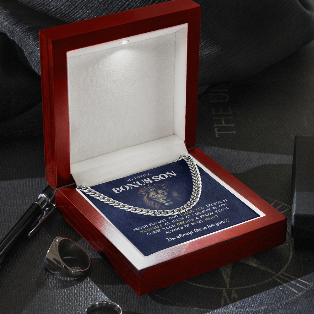 Bonus Son Necklace From Mom & Dad Mother and Son Jewelry