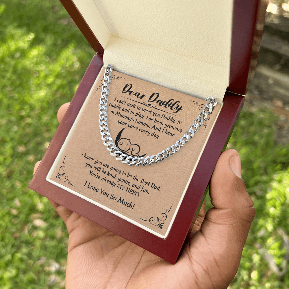 Cuban Link Chain for Dear Daddy, You Are Already My Hero