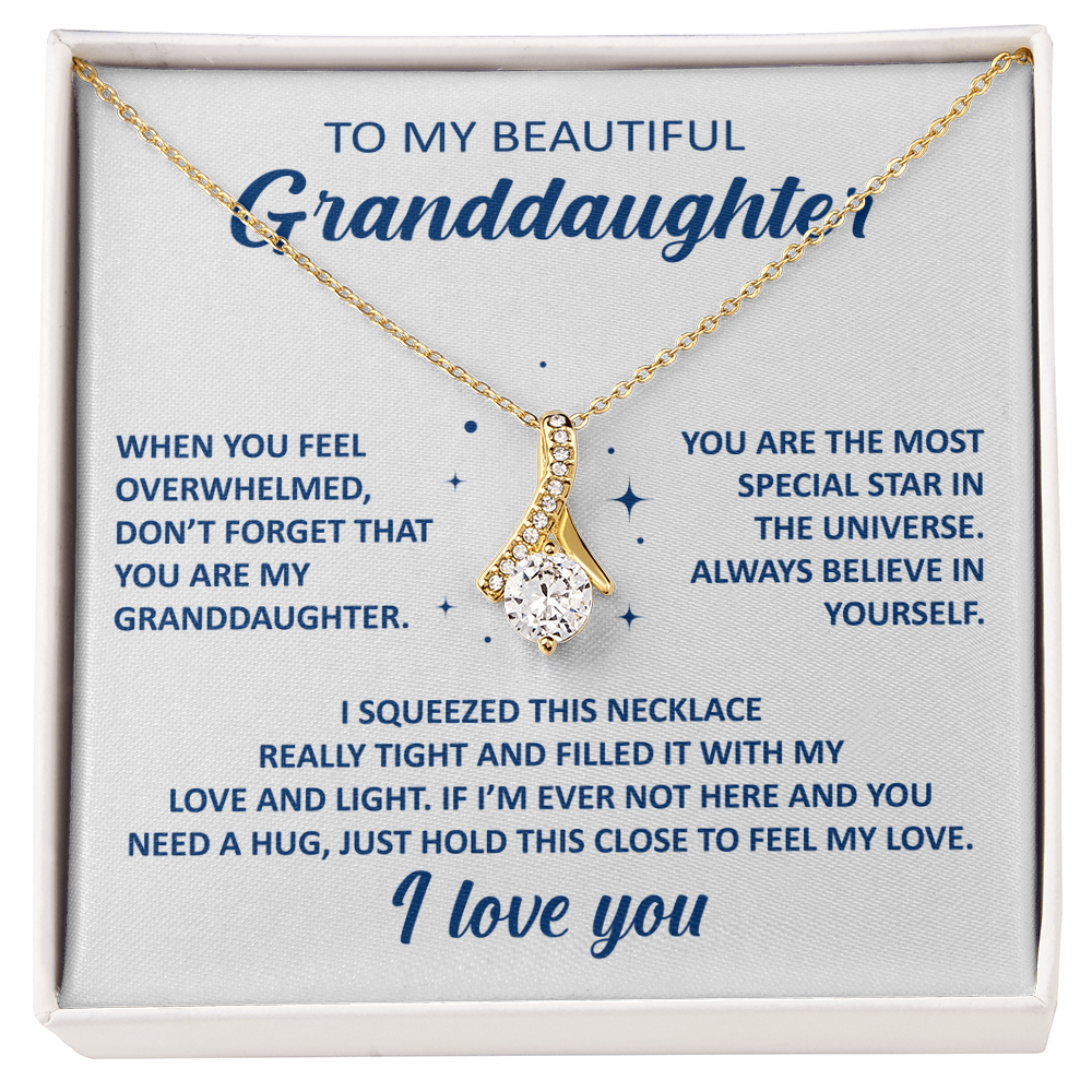 Alluring Beauty Necklace Gifts for Beautiful Granddaughter