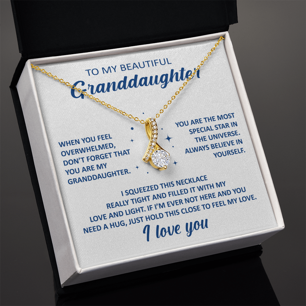 Alluring Beauty Necklace Gifts for Beautiful Granddaughter