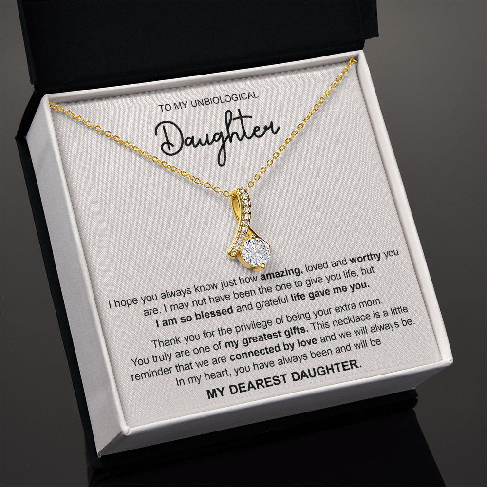 Necklace For Stepdaughter, Gifts from Stepdad or Stepmom
