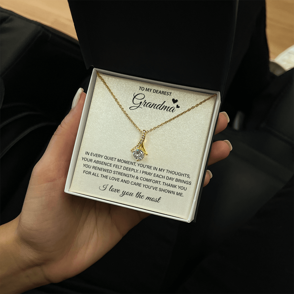 To My Grandma Jewelry - Beautiful Necklace from granddaughter