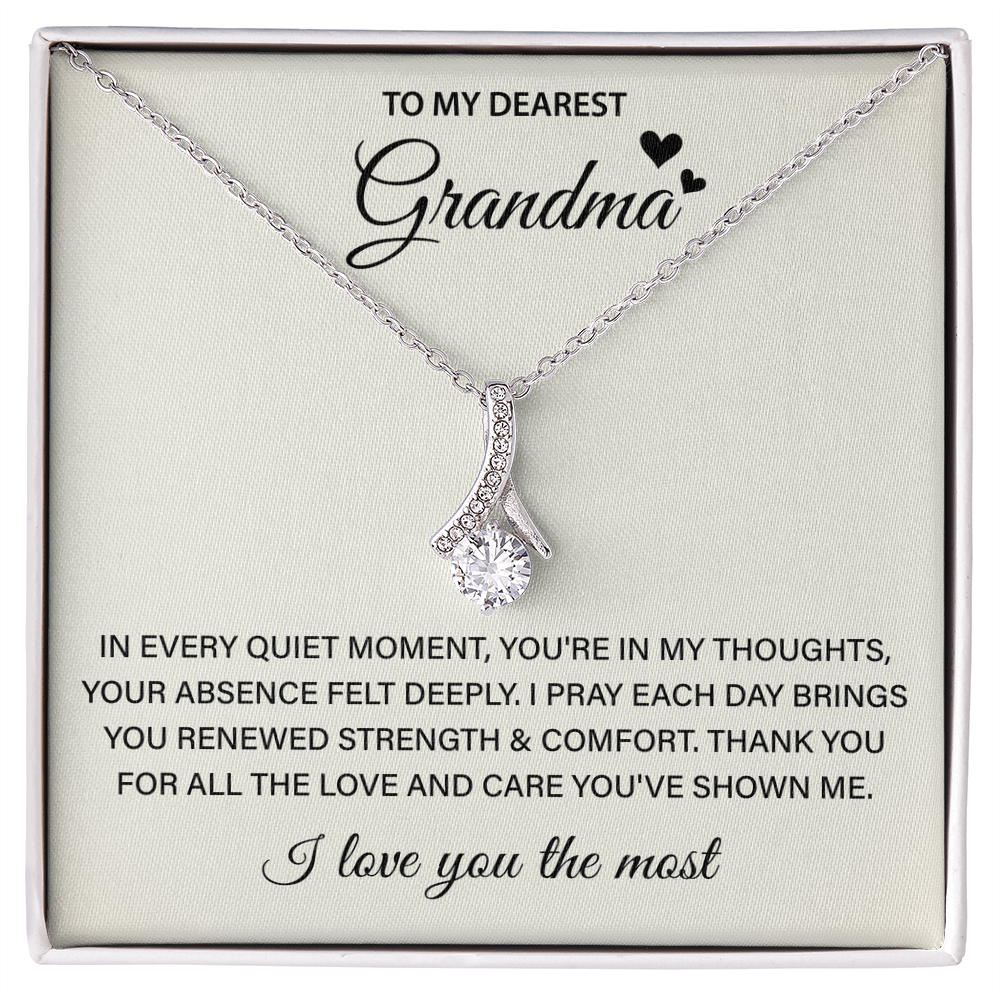 To My Grandma Jewelry - Beautiful Necklace from granddaughter