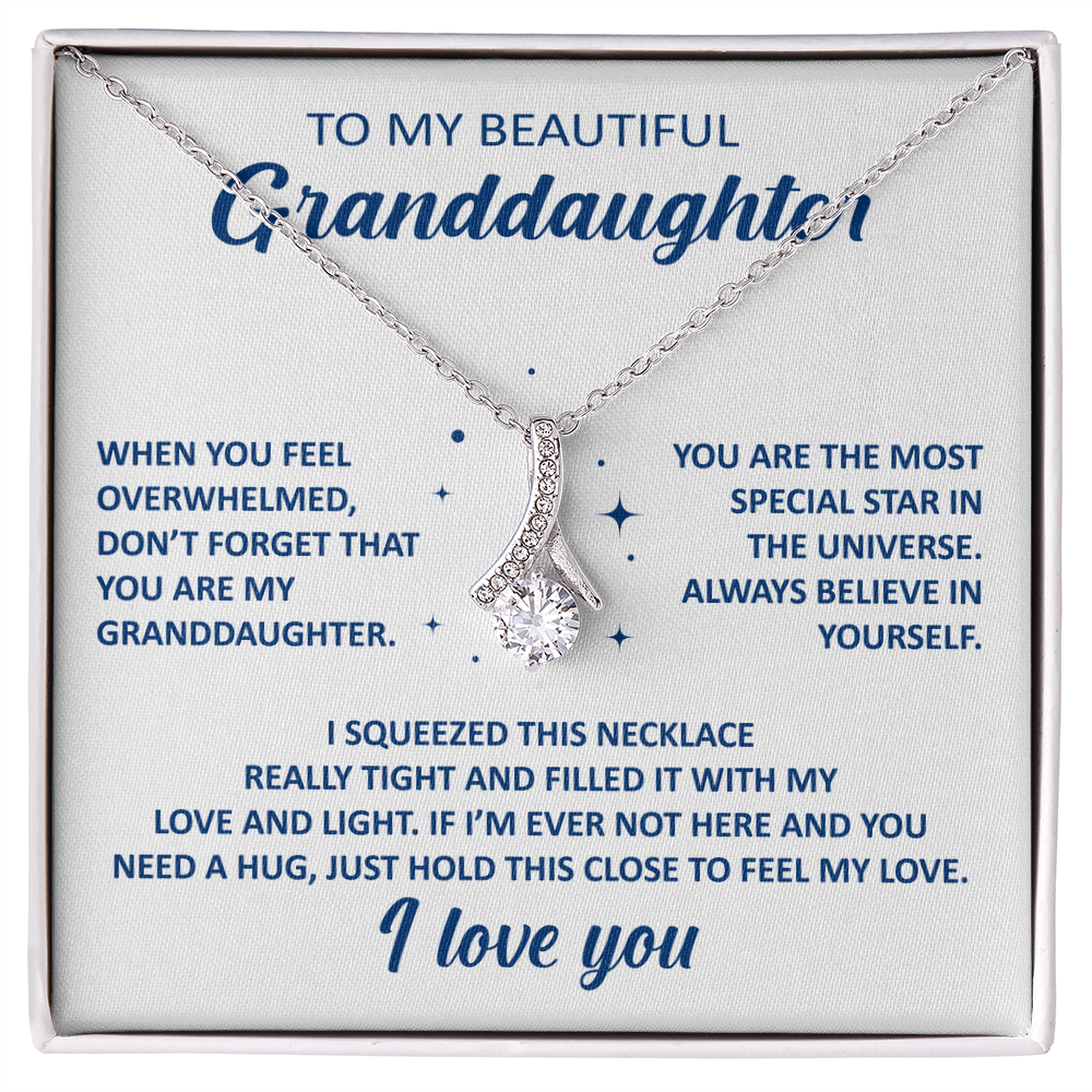 Alluring Beauty Necklace Gifts for Beautiful Granddaughter