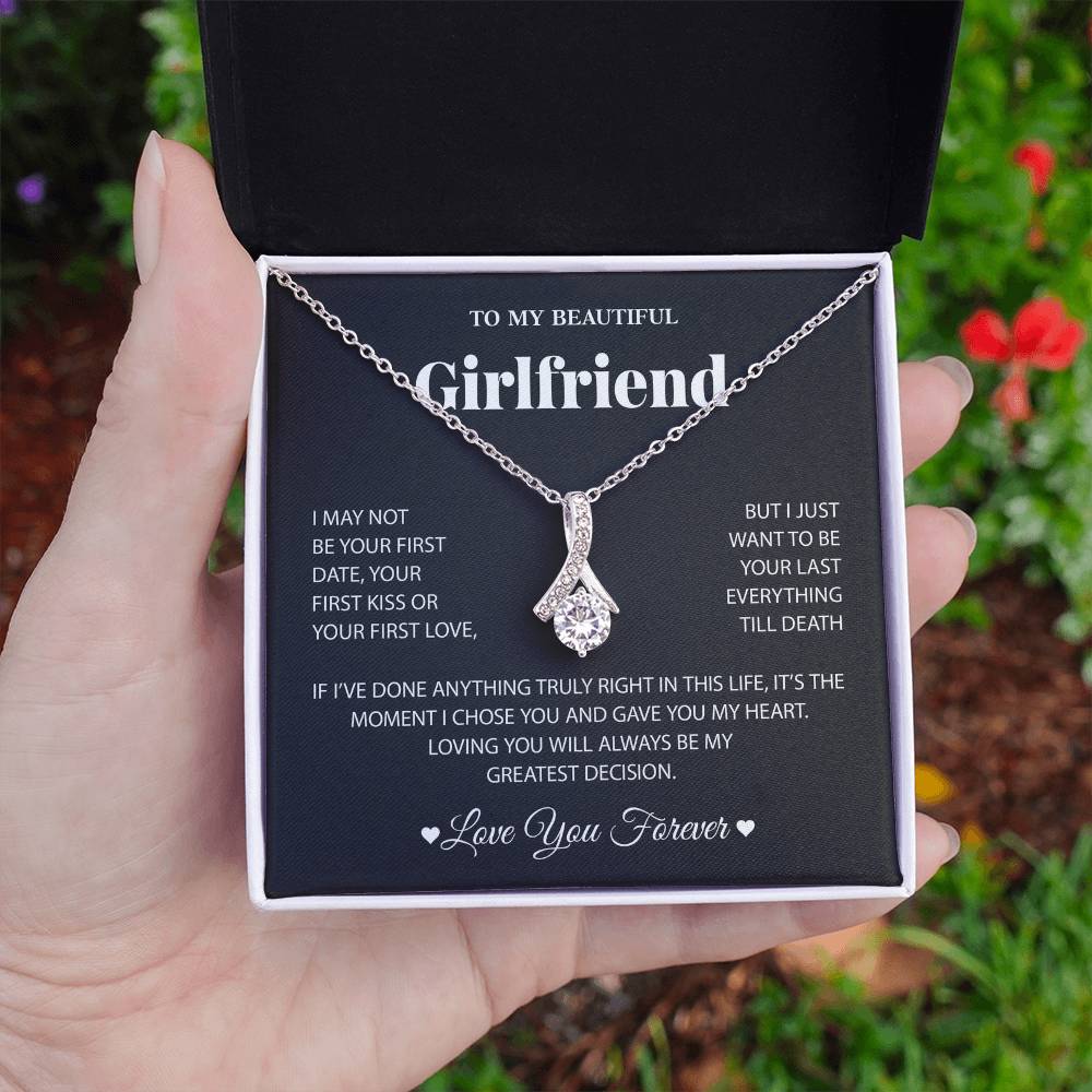 Girlfriend Necklace - I May Not Be Your First Date