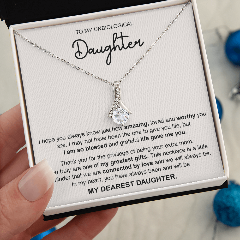 Necklace For Stepdaughter, Gifts from Stepdad or Stepmom