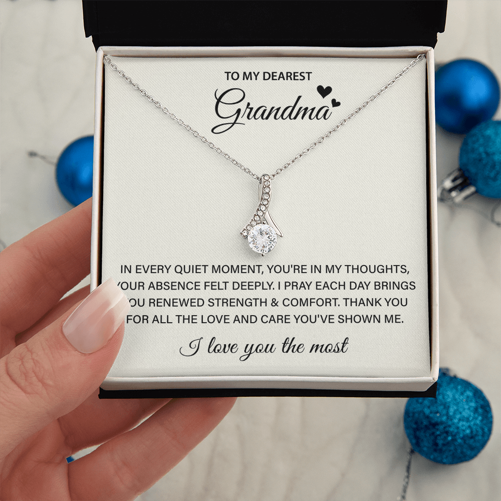 To My Grandma Jewelry - Beautiful Necklace from granddaughter