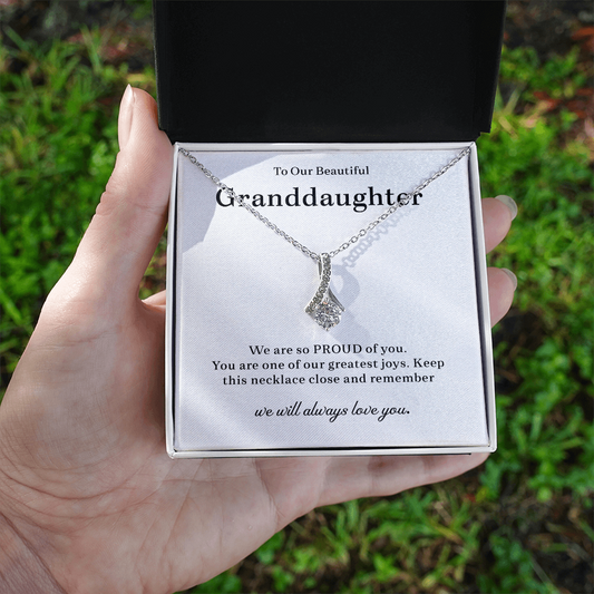 Granddaughter Necklace, Sterling Silver Necklace