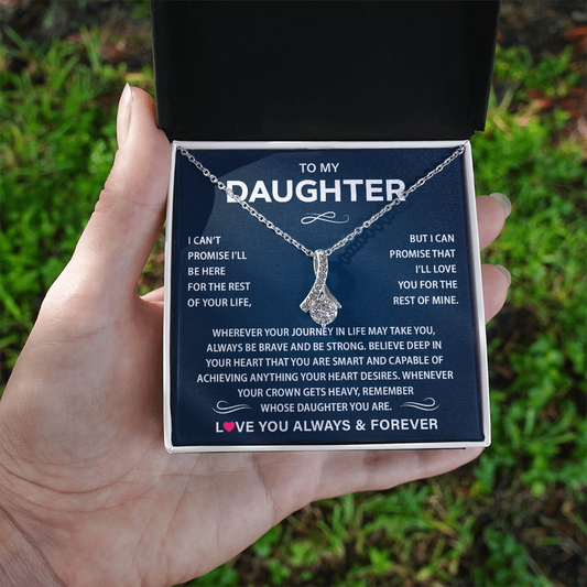 To My Daughter Necklace from Dad, Christmas Gift