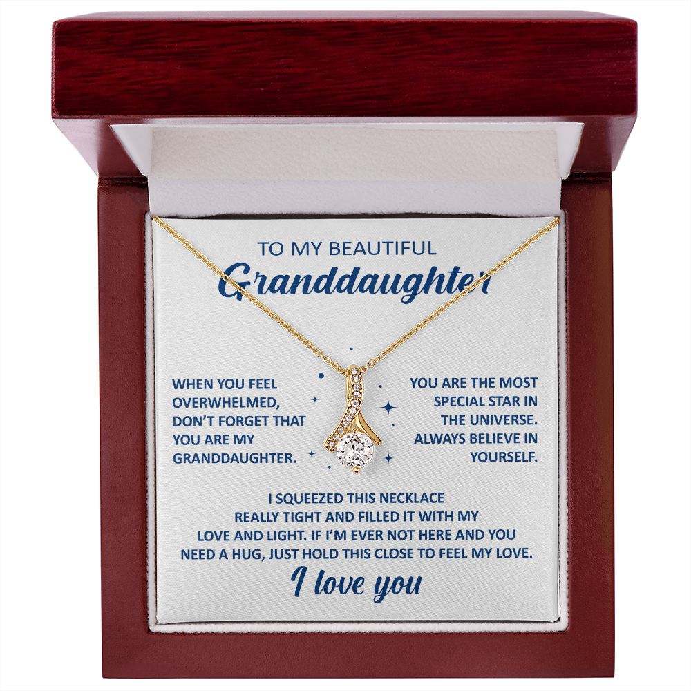 Alluring Beauty Necklace Gifts for Beautiful Granddaughter