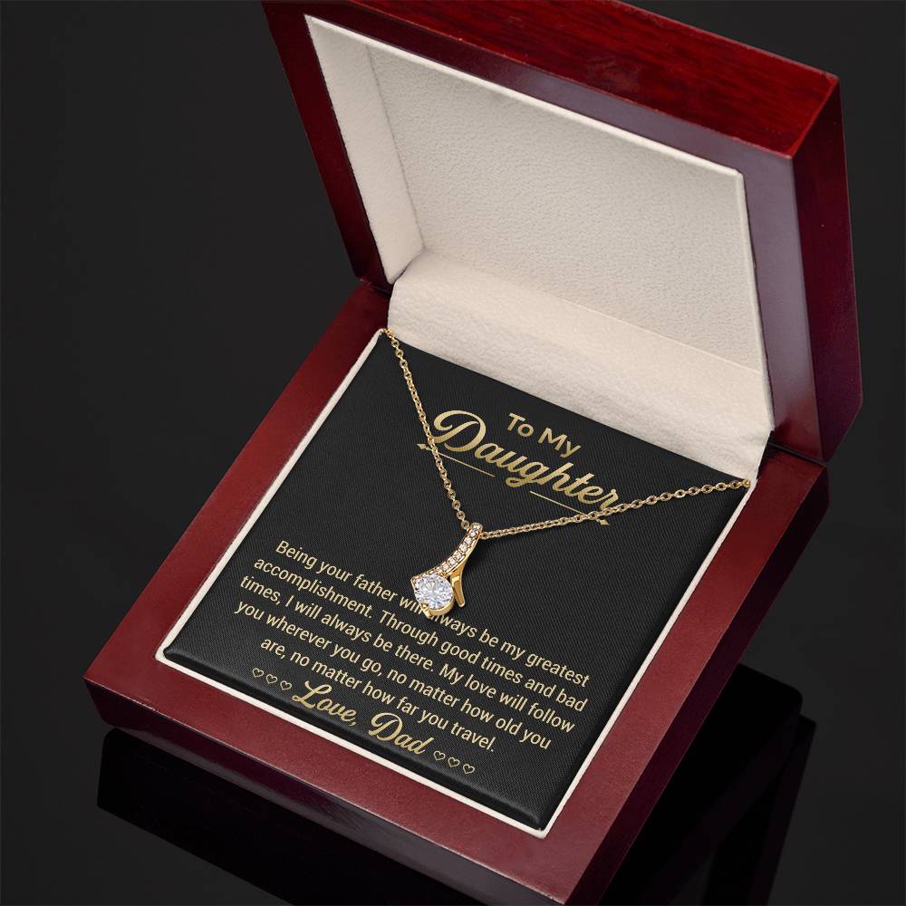 Jewelry- to My Daughter, Alluring Beauty Necklace From Dad