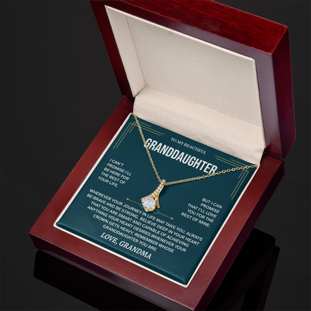 To My Granddaughter Necklace, Necklaces for Granddaughters