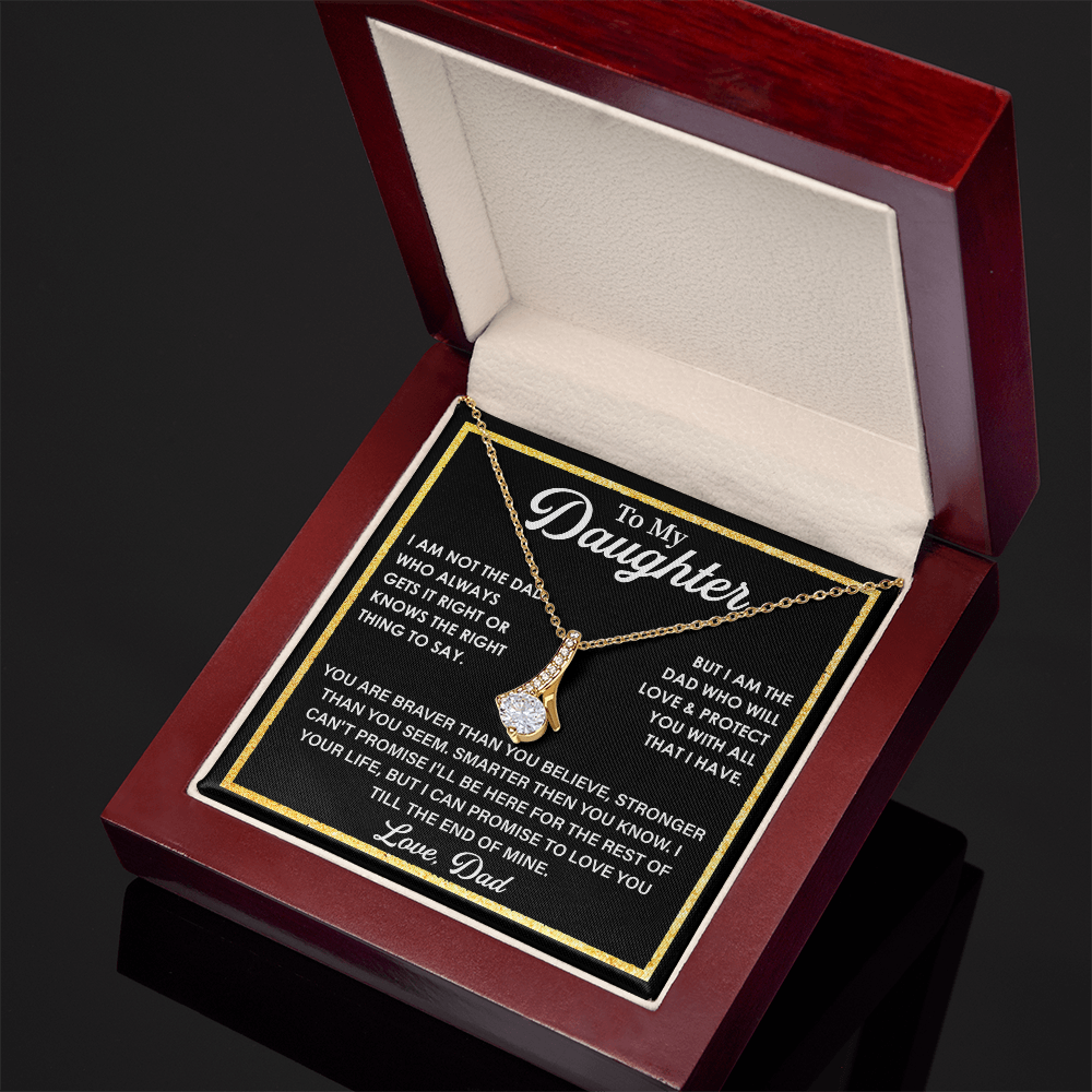 Daughter Gifts From Dad - Stunning Alluring Beauty Necklace