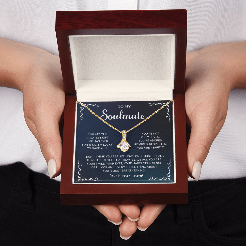 To My Soulmate Necklace – Romantic Gift for Her