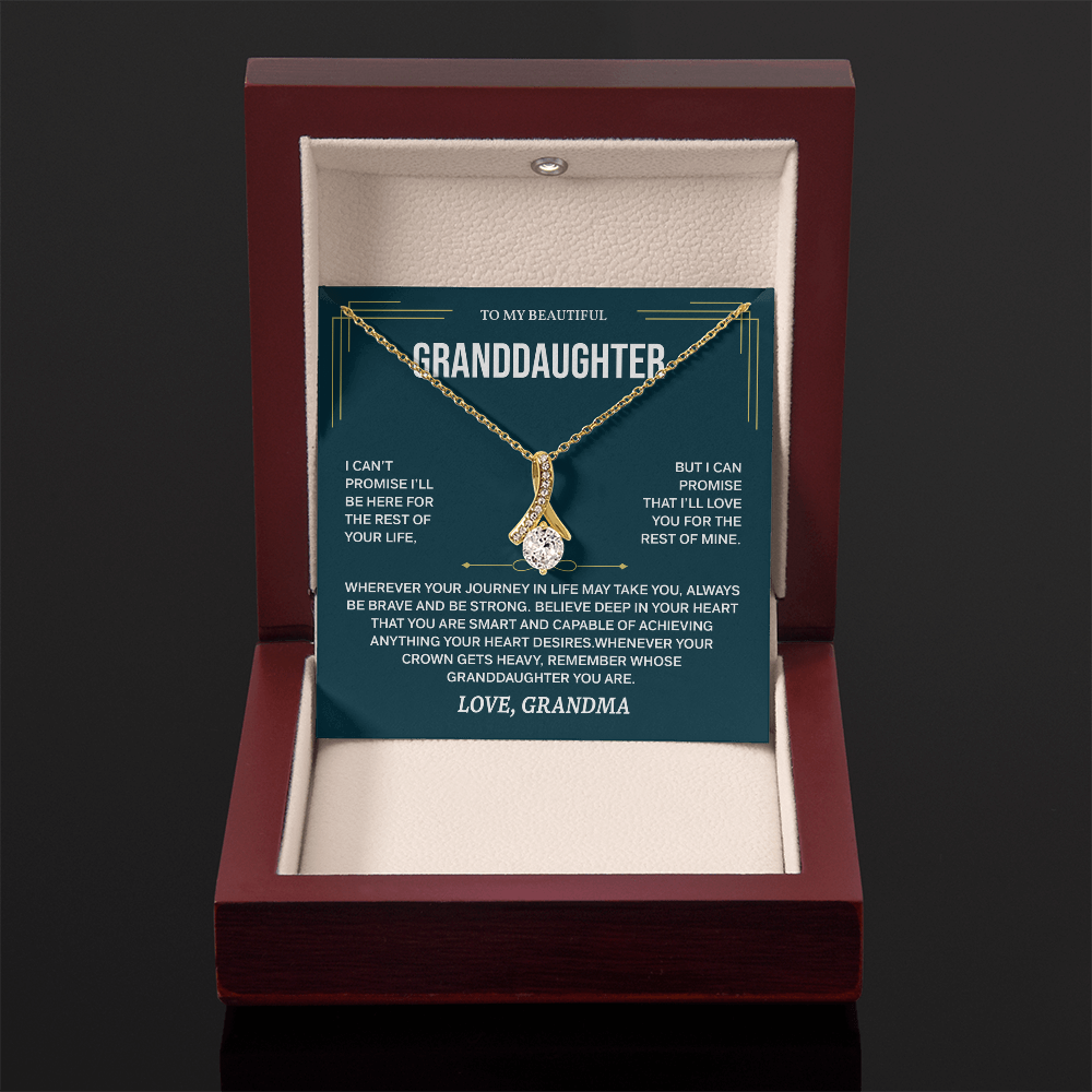 To My Granddaughter Necklace, Necklaces for Granddaughters