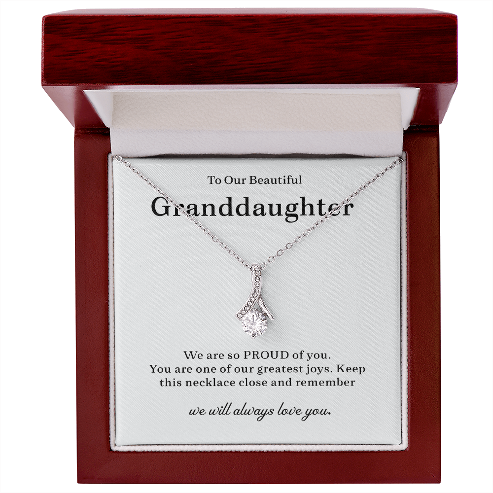 Granddaughter Necklace, Sterling Silver Necklace
