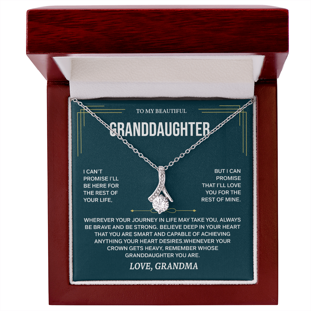 To My Granddaughter Necklace, Necklaces for Granddaughters