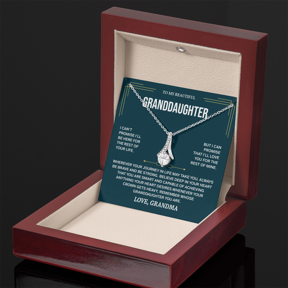 To My Granddaughter Necklace, Necklaces for Granddaughters