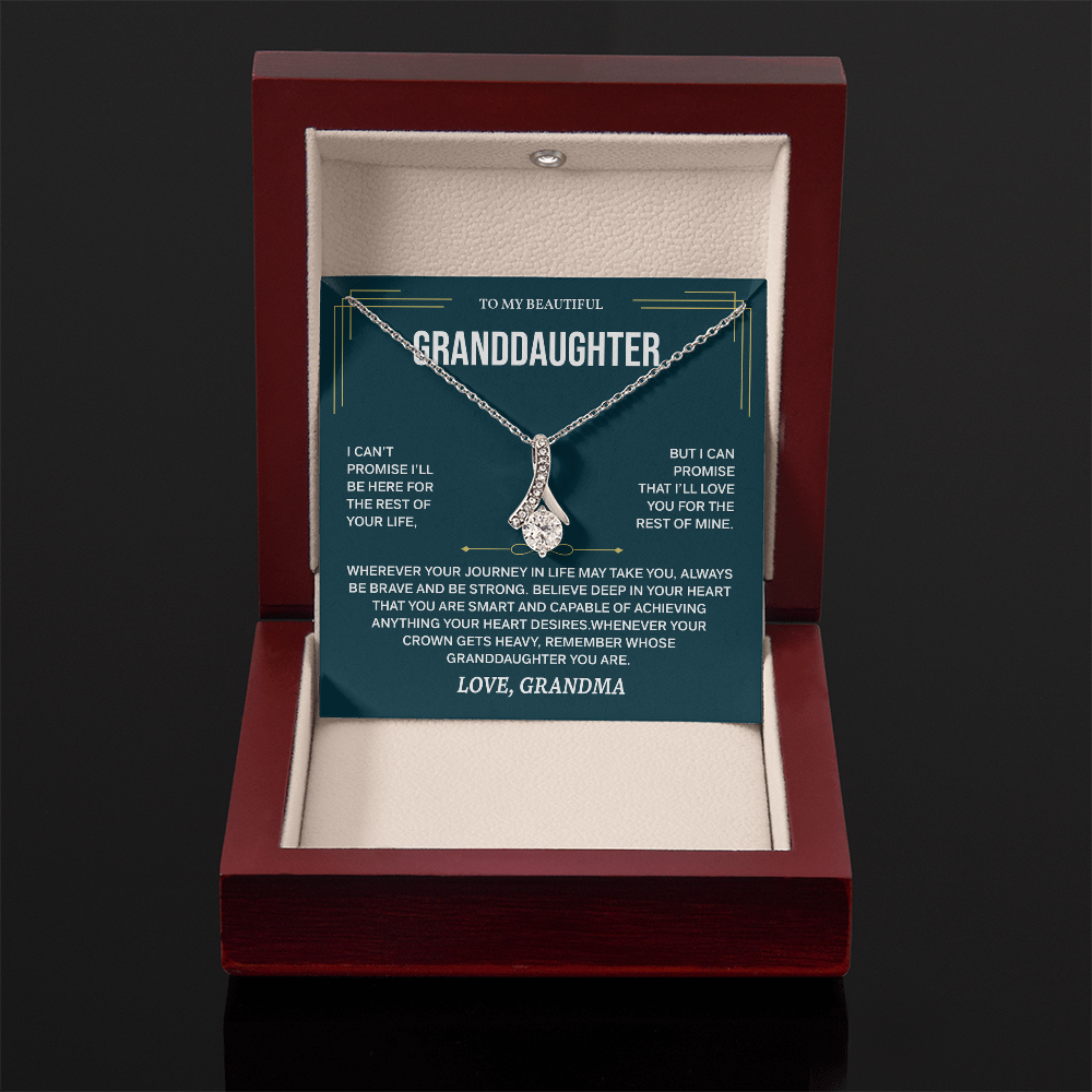To My Granddaughter Necklace, Necklaces for Granddaughters