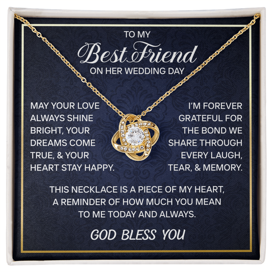 Pendant Necklaces For Best Friend - Wedding Gift For Her