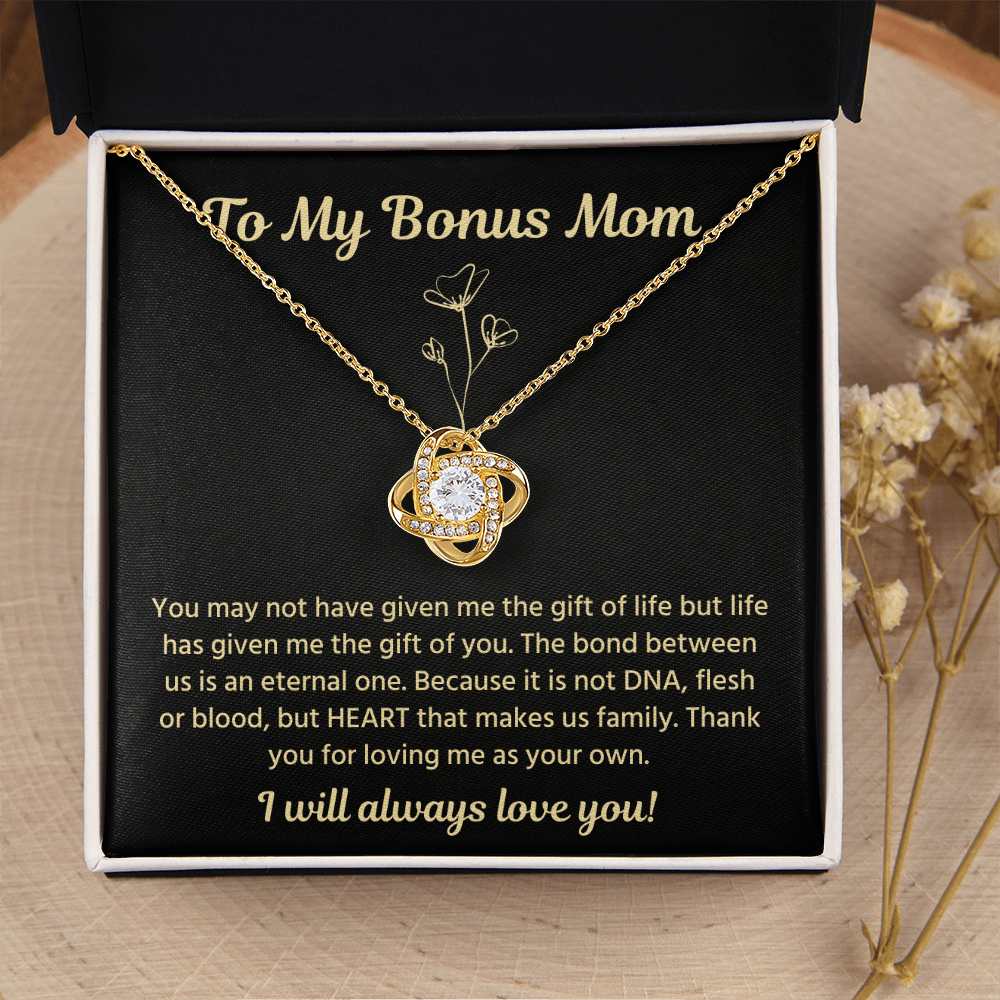 Stepmom Birthday Gifts, 14k White Gold Necklace