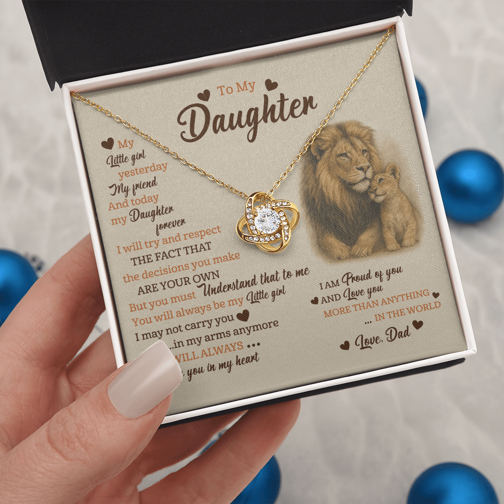 To My Daughter - You'll Always Be My Little Baby Girl Necklace