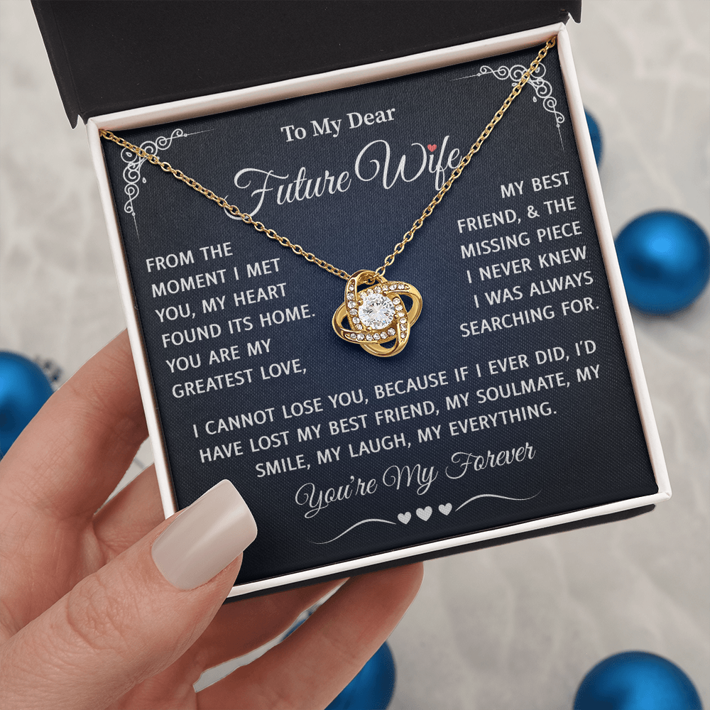 To My Future Wife Necklace - Best Engagement Gifts