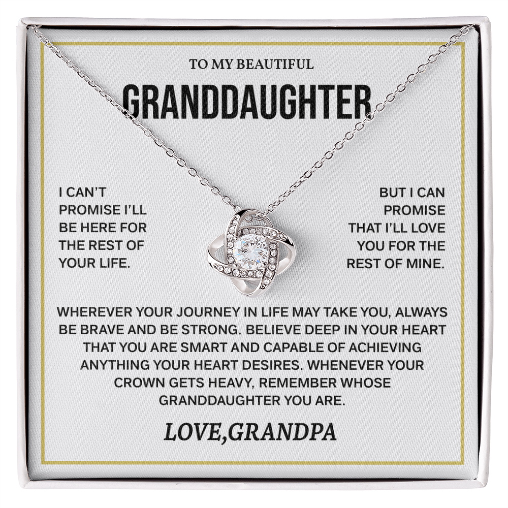 Granddaughter Necklace from Grandma, Birthday Gifts