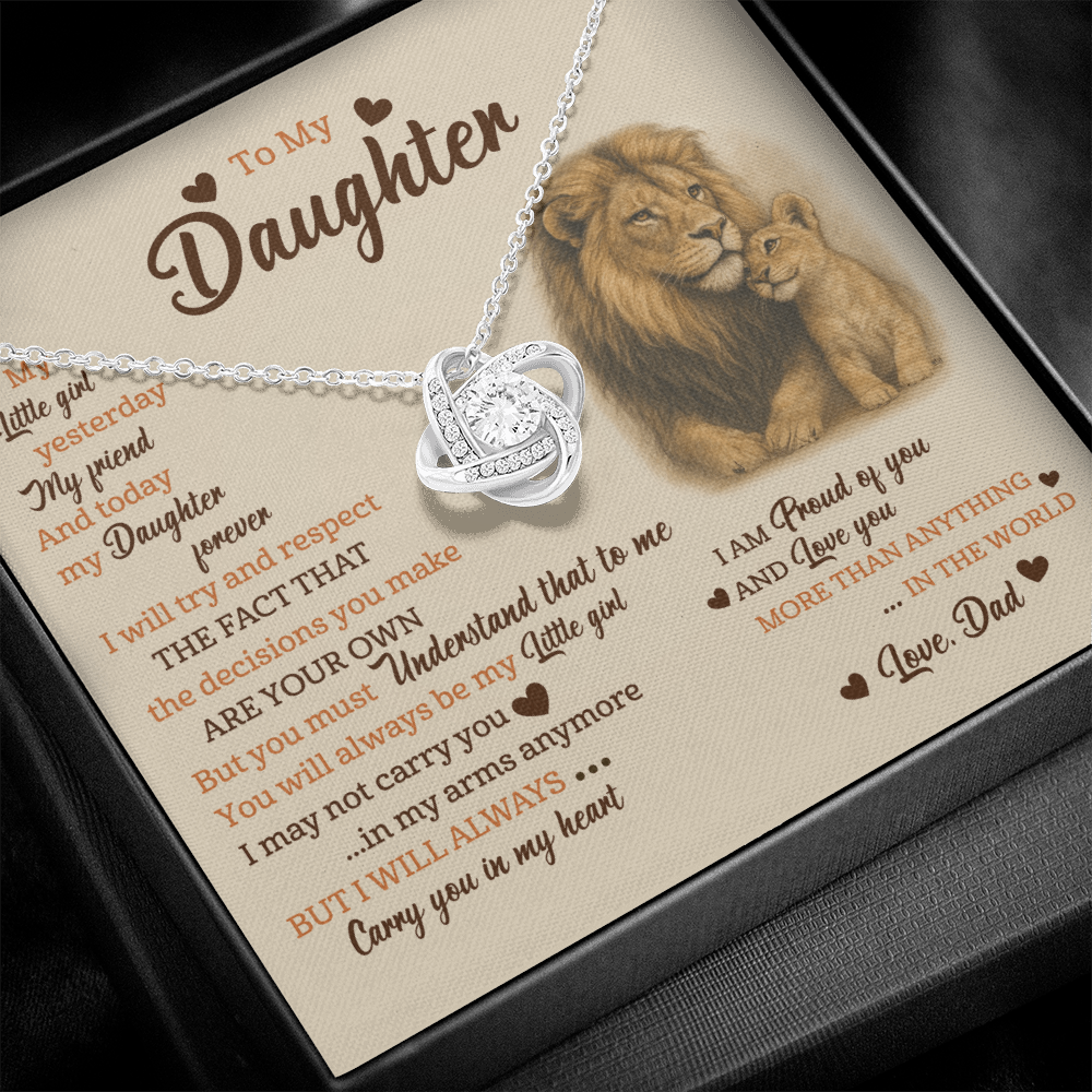 To My Daughter - You'll Always Be My Little Baby Girl Necklace
