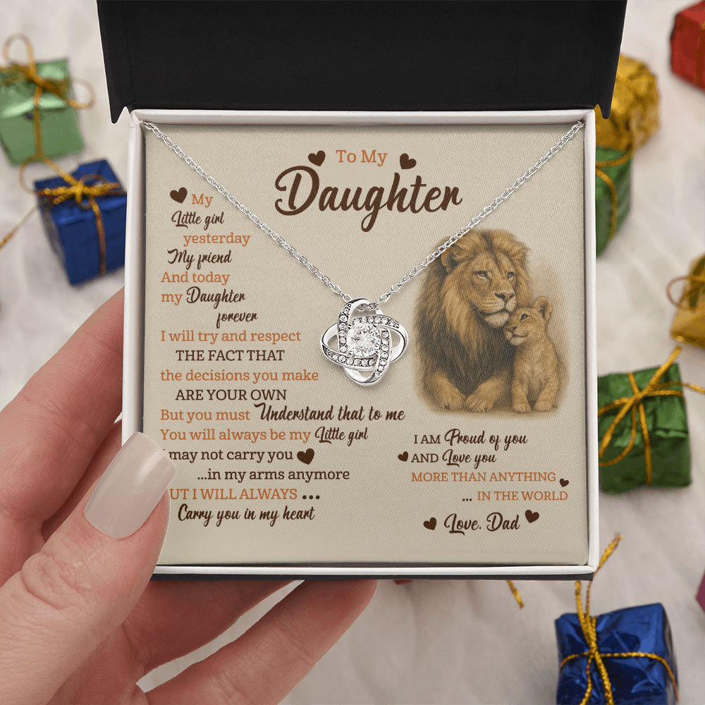 To My Daughter - You'll Always Be My Little Baby Girl Necklace