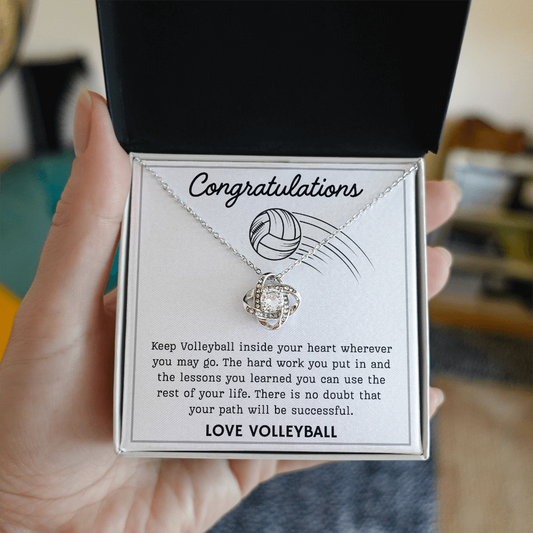 Thank You Volleyball Necklace Gift from Coach Girl Christmas Gifts