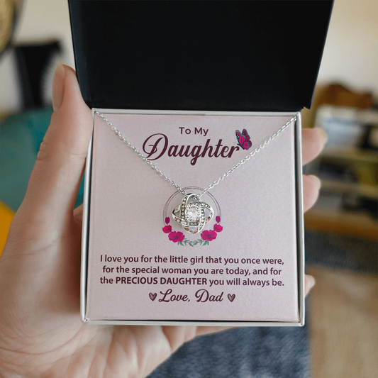 To My Lovely Daughter Necklace - Best Gifts for Women