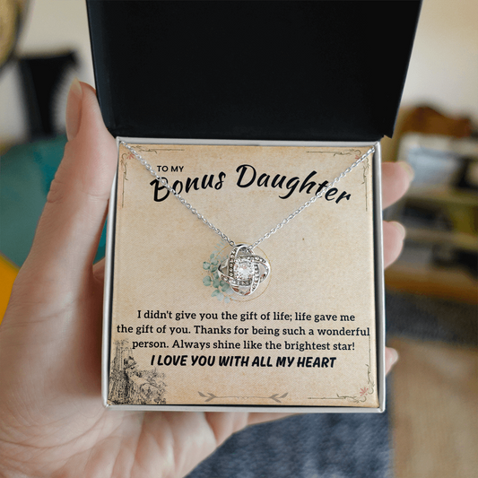 Jewelry Gifts for Stepdaughter at Wedding, Necklaces for Stepdaughter From Stepdad