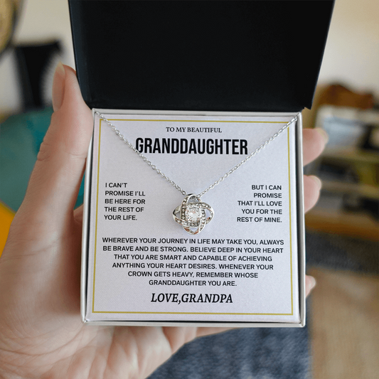 Granddaughter Necklace from Grandma, Birthday Gifts