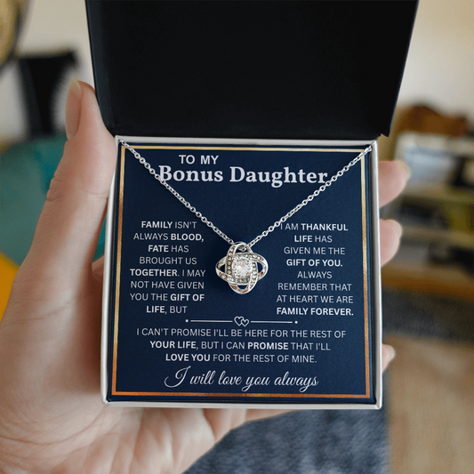 Bonus Daughter Gifts from Stepdad, Jewelry Gifts For Stepdaughter