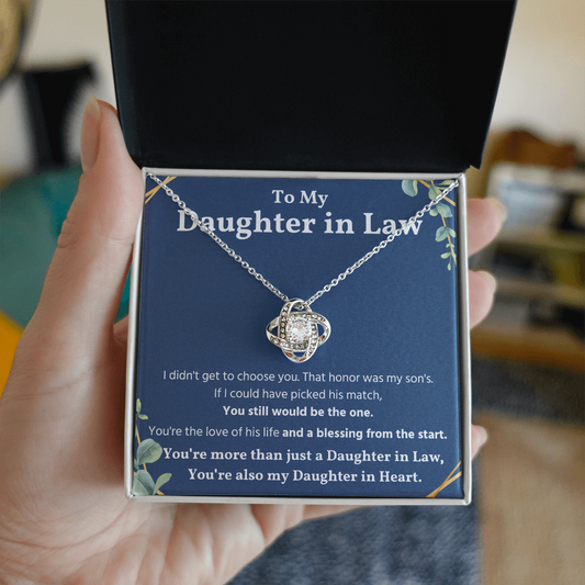 Daughter In Law Necklace, Valentines Day Gifts for Her