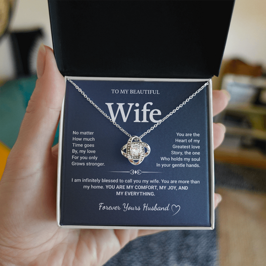 To My Beautiful Wife - Necklaces for Wife From Husband