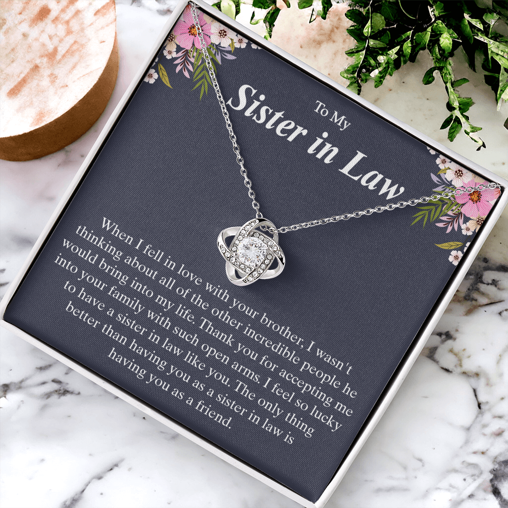 Gift for Sister In Law, Wedding Necklace for Sister In Law
