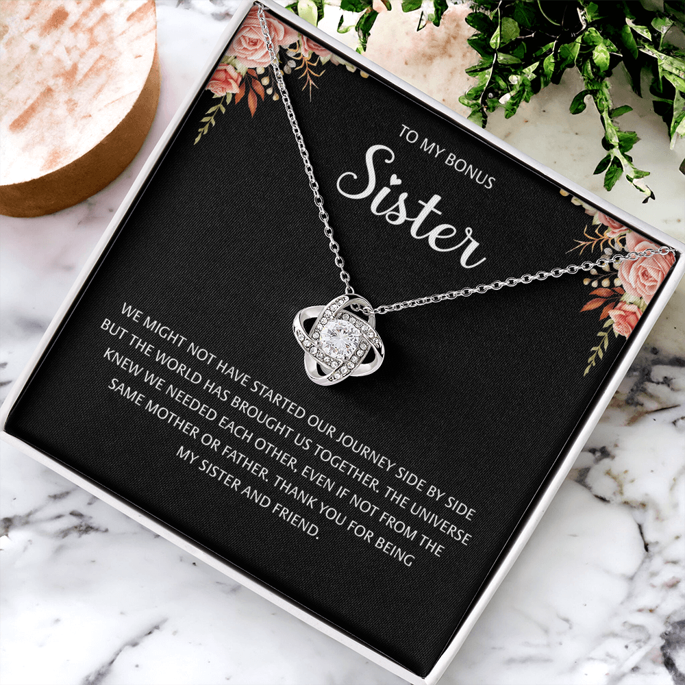 Bonus Sister Necklace, We might not have started our journey side by side